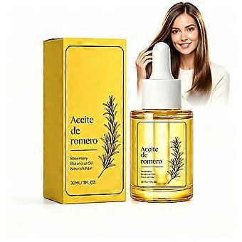 Rosemary Hair Oil 30ml, MultiBotanical Blended Hair Care Oil, Moisturizer for Frizzy Rough Dull Hair