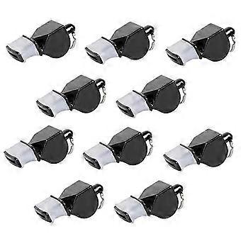 10 Pcs Apito Profissional Futebol Basquete Árbitro Apito Esporte Ao Ar Livre Alta Qualidade Grande Som Apito Sem Sementes JN