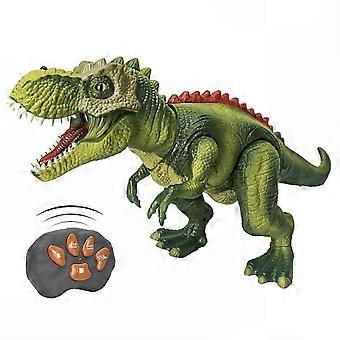 Op afstand bestuurbare T-Rex dinosaurusrobot, elektronische lopende dinosaurus met brullende geluiden, lichtjes en waterstraal voor kinderen