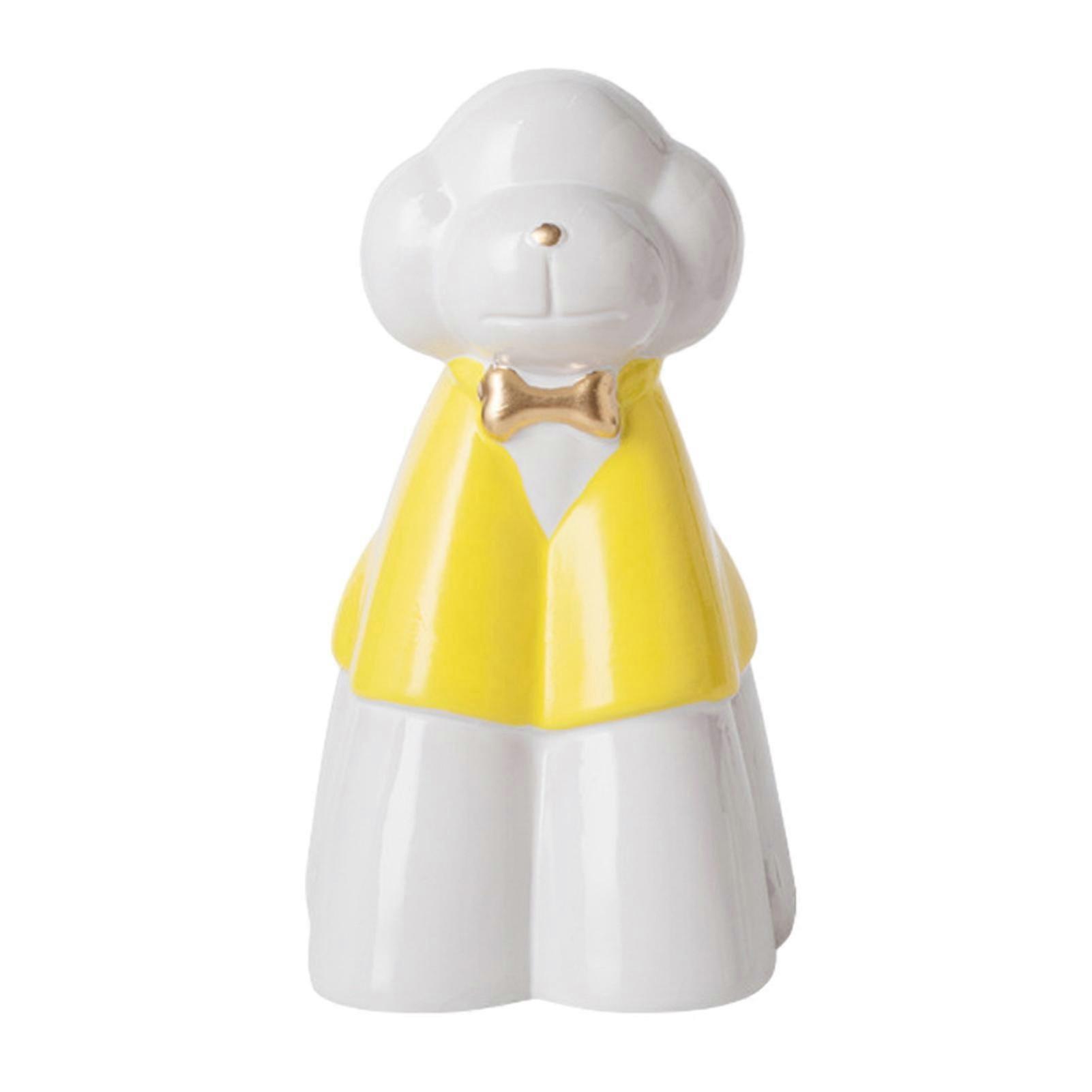 Dog Shaped Ceramic Memorial Urn