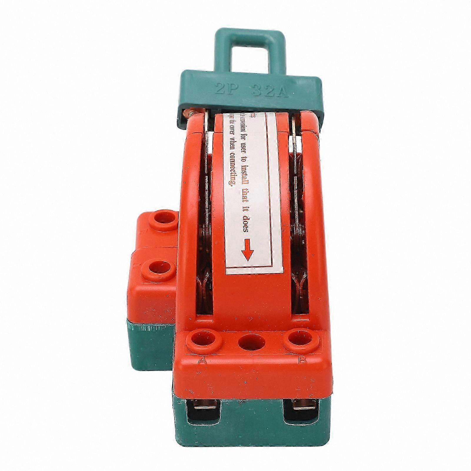 Double Pole Double Throw AC220V 32A Power Reversing Switch with Disconnect Knife Function