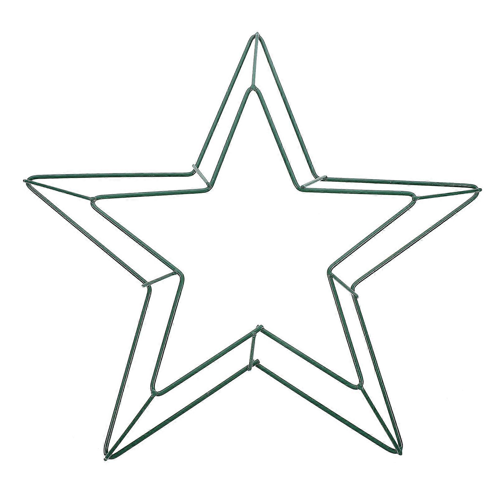 Iron Pentagram Five-Pointed Shape Hanging Adornment for 2Pcs