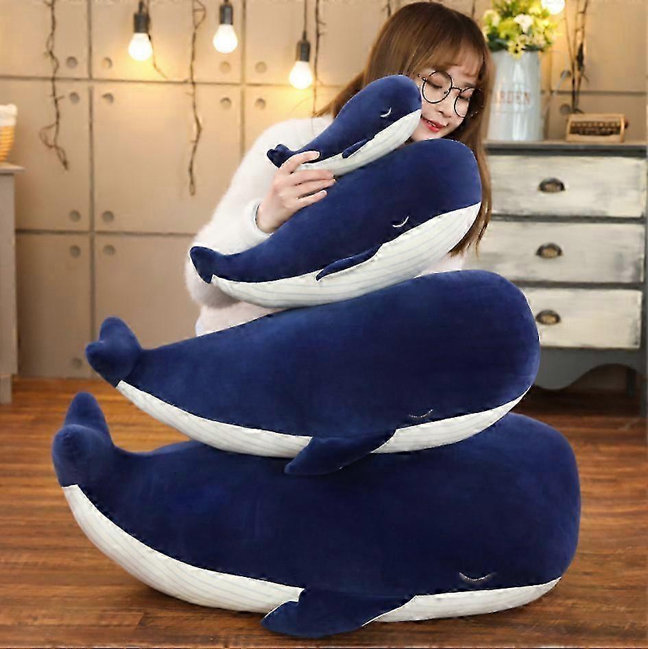 Whale Shaped Plush Pillow