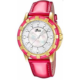 Lotus Quartz Analog Woman Watch with Synthetic Leather Bracelet L15859/3