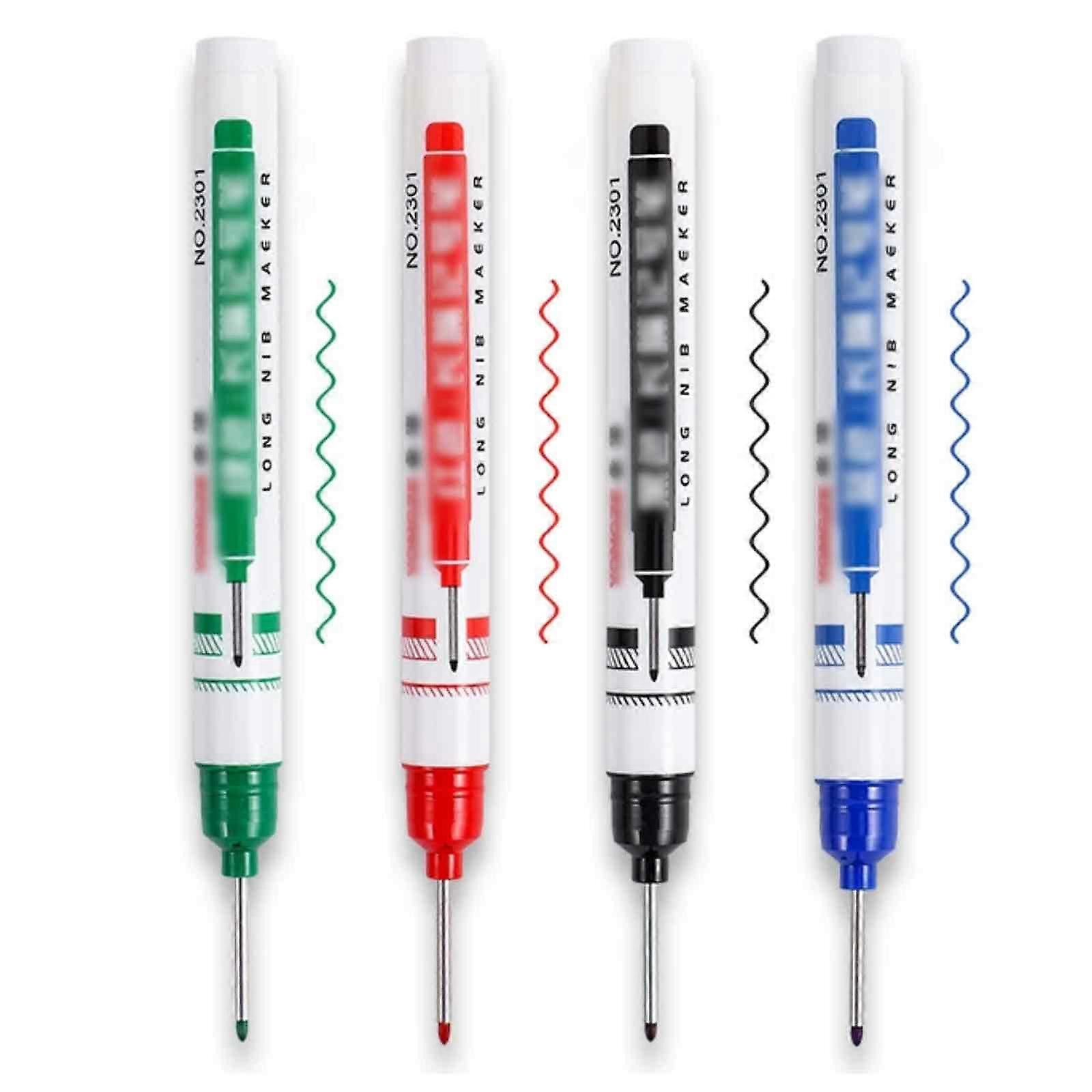 Long Reach Deep Hole Marker Pens Fine Tip Permanent
