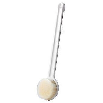 Long-Handled Soft-Hair Bathing Brush