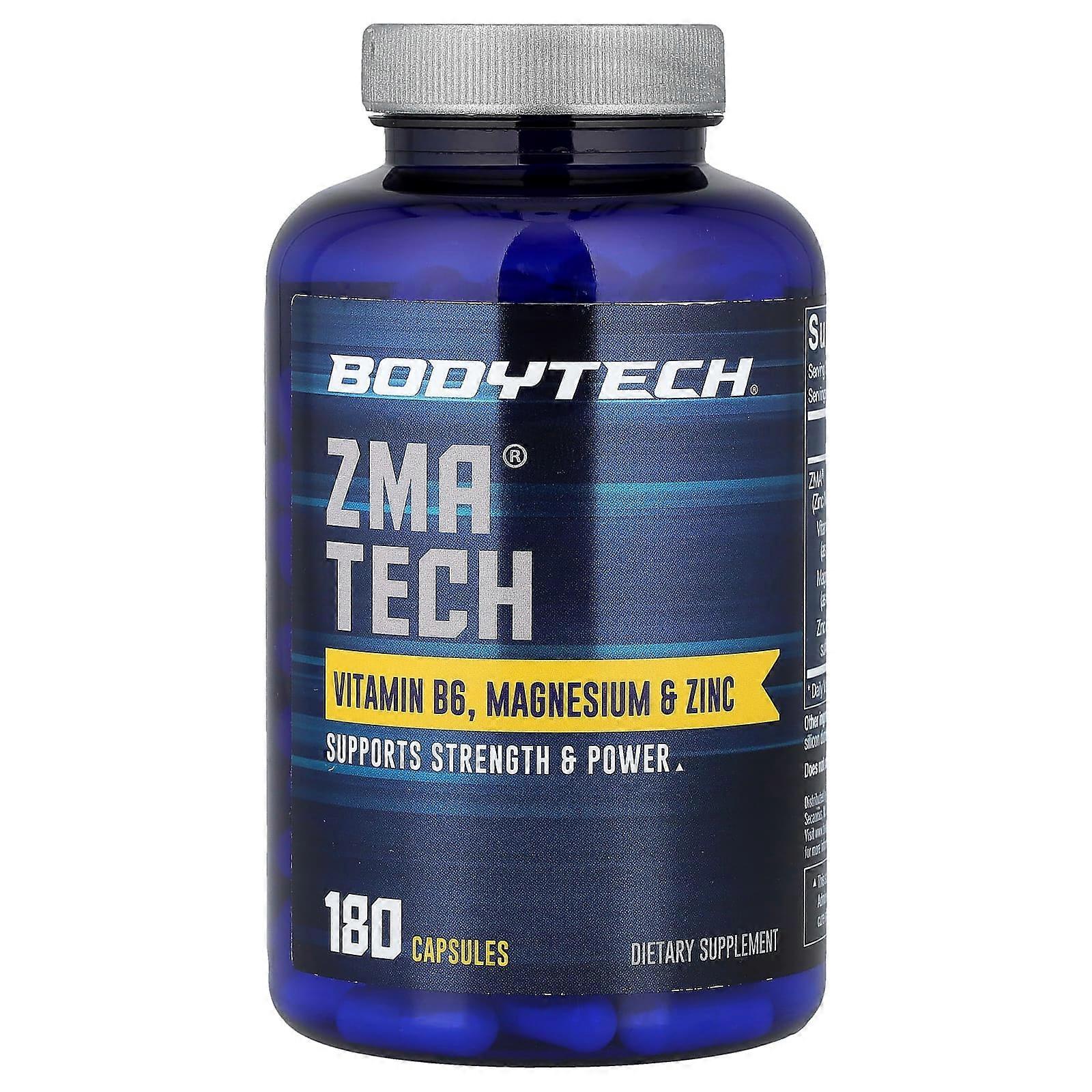 BodyTech, ZMA Tech, 180 capsules