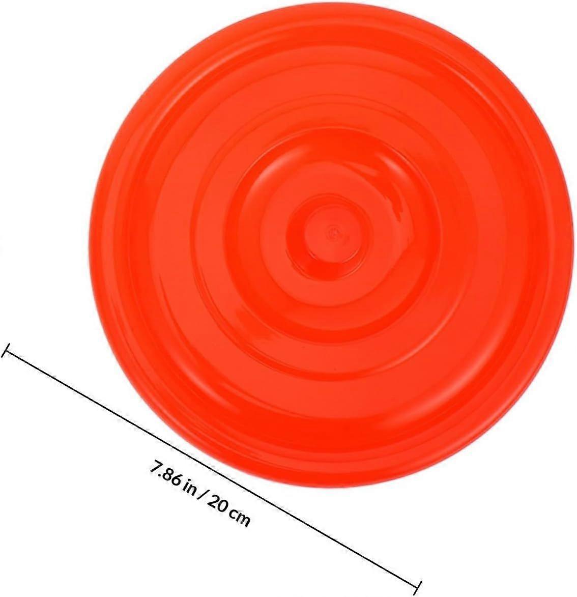 2pcs Plastic Bucket Lid Replacement Cover for Trash Cans, Red