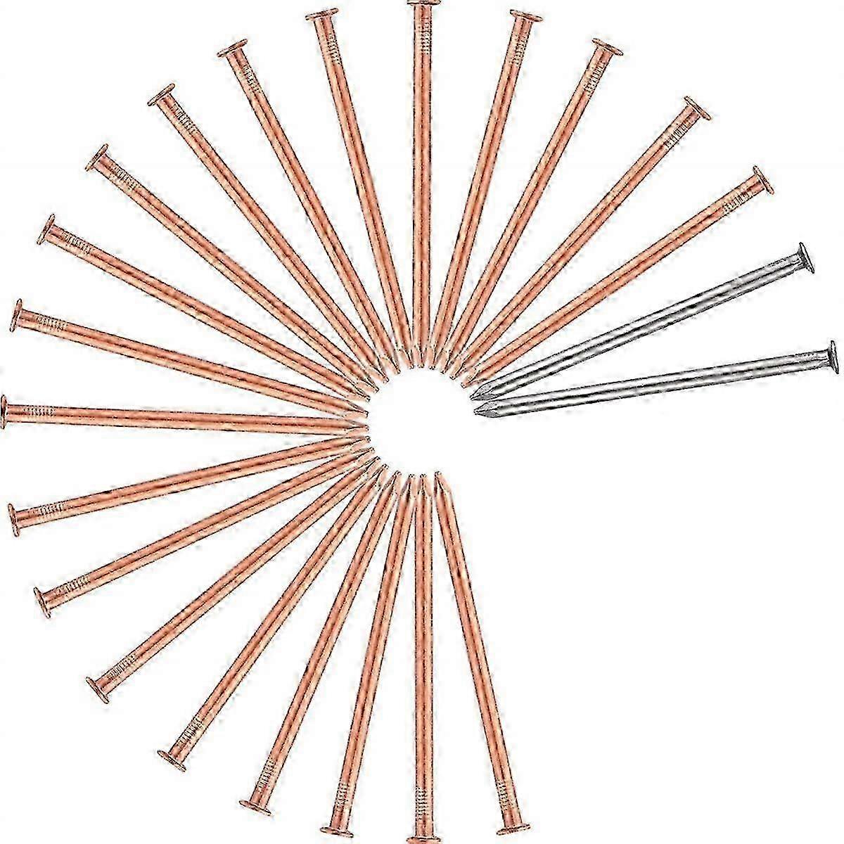 3.5 Inch Copper Stump Nails Set