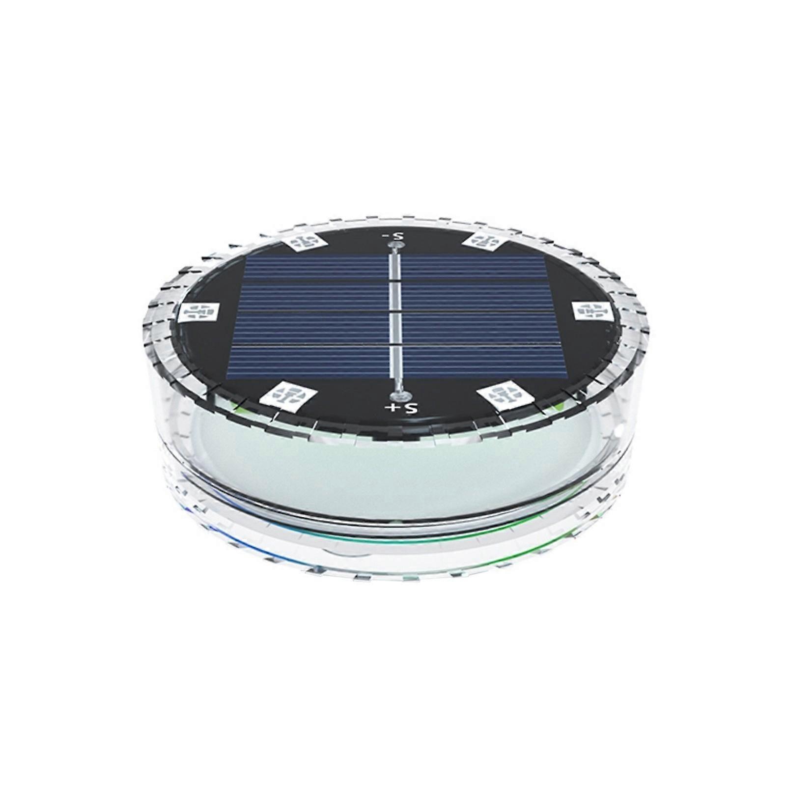 IP68 Solar Powered Floating Pool Light with Magnets Compatible with Swimming Pool