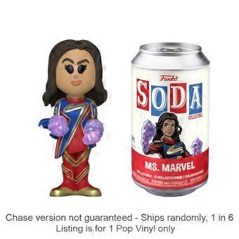 The Marvels (2023) Ms. Marvel Vinyl Soda for Ages 3yrs +