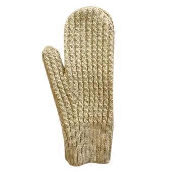 Winter Crochet Gloves Full Finger Knitted Mittens Solid Color Warm Gloves