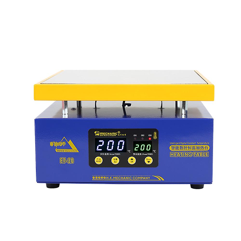 Mechanic Et-20 Constant Temperature Heating Station Intelligent Dual Digital Display Anti-scald For Pcb Middle Frame Removin