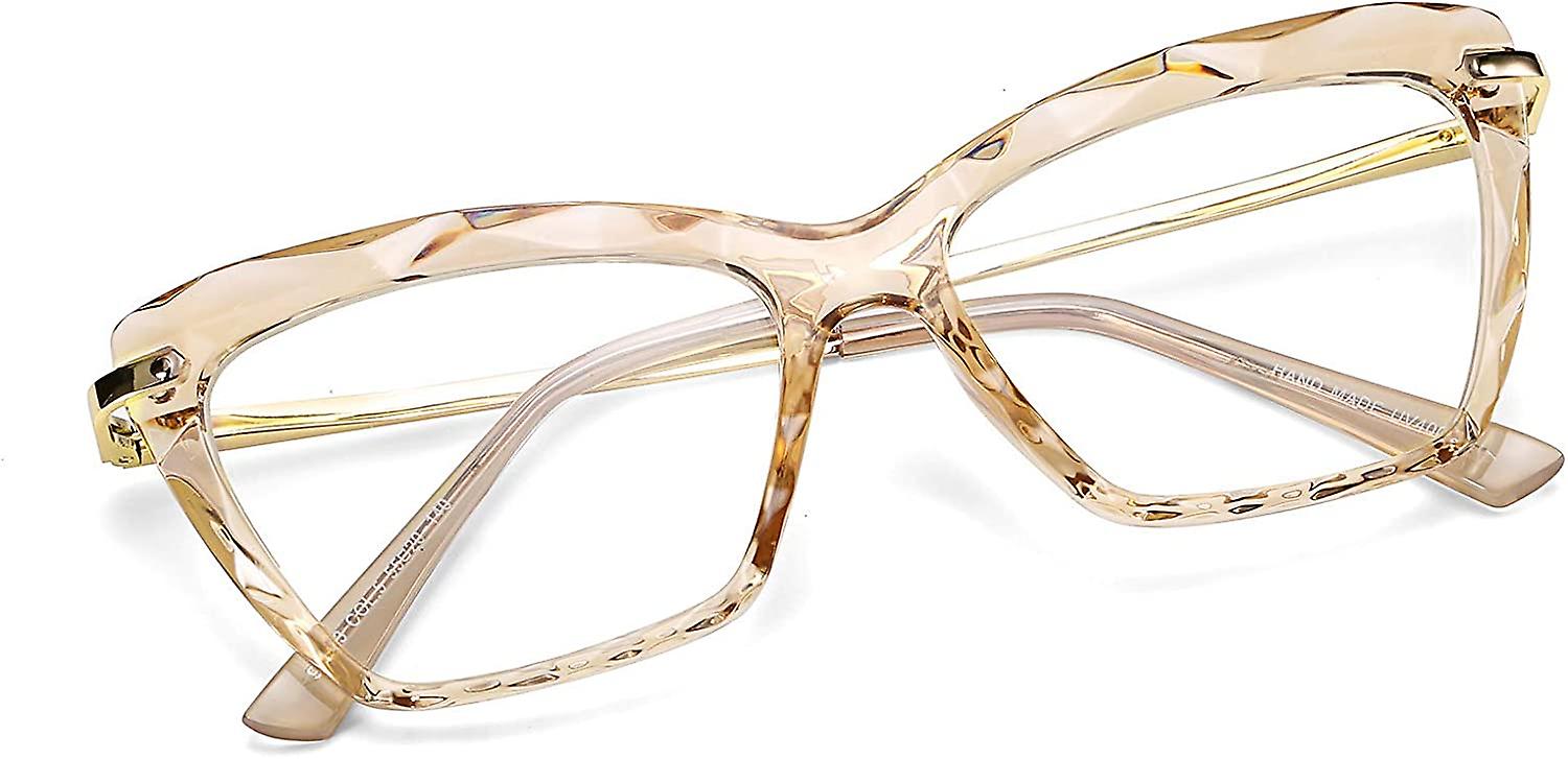 Occhiali Finti Donna Stile Cat Eye Retro - Montatura Gatto Con Lenti Trasparenti | Accessorio Moda Vintage - Foto 2