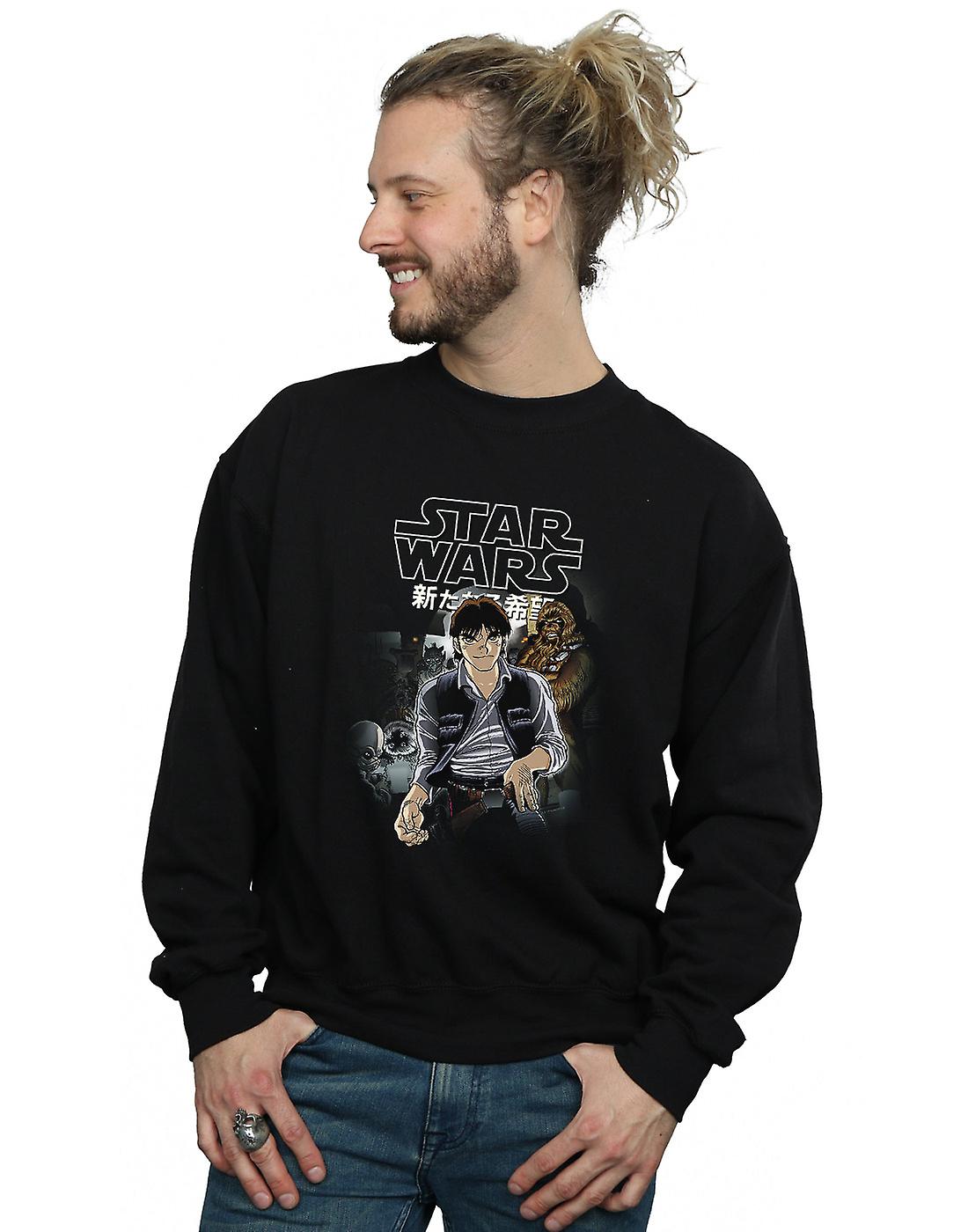 Star Wars Han y Chewie Anime sudadera