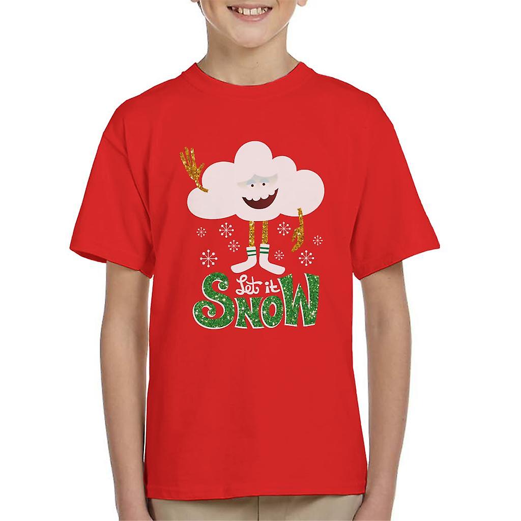 Trolls Christmas Let It Snow Kid's T-Shirt