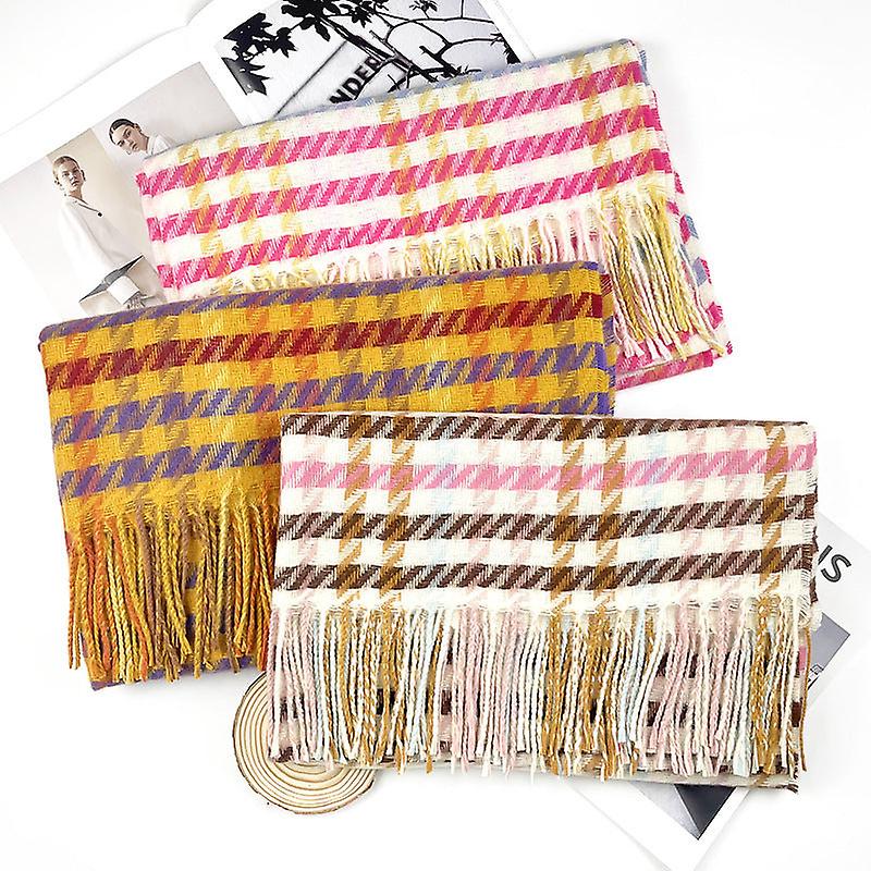 Cachemire Femmes Automne Hiver Écharpe Couverture Wrap Châle Chaud G1