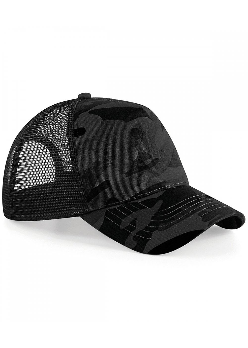 Men's Beechfield Camo Snapback Trucker B694