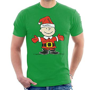 Peanuts Christmas Charlie Brown Men's T-Shirt