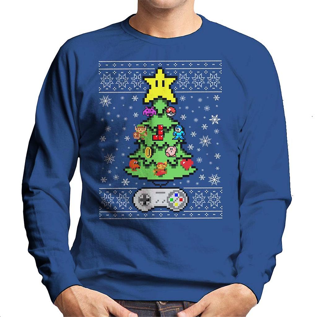 Gry retro konsoli choinki męska Bluza