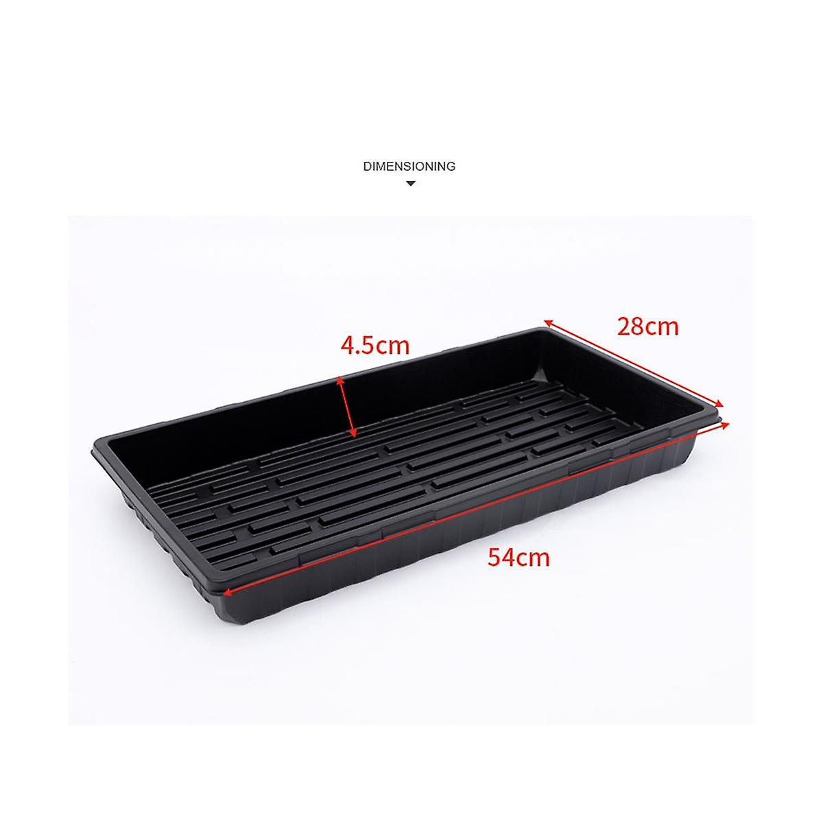 Thick Plastic Strong Seed Trays with 5 Inch Humidity Domes for Seed Starting,Germination,Seedling P