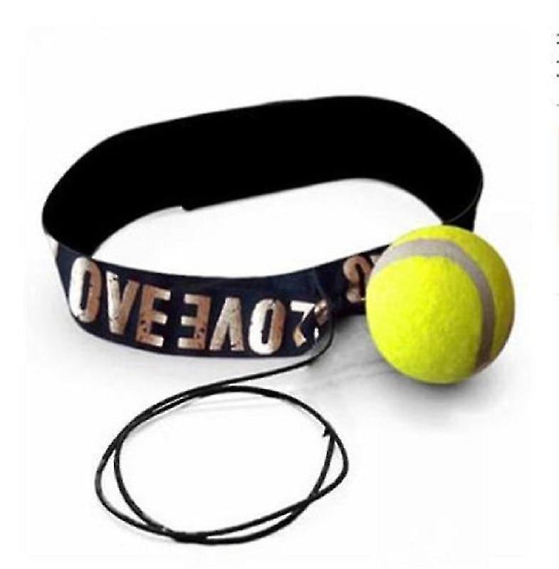 Yellow Fight Ball Elastic Head B Training Boxing Punch Exercise