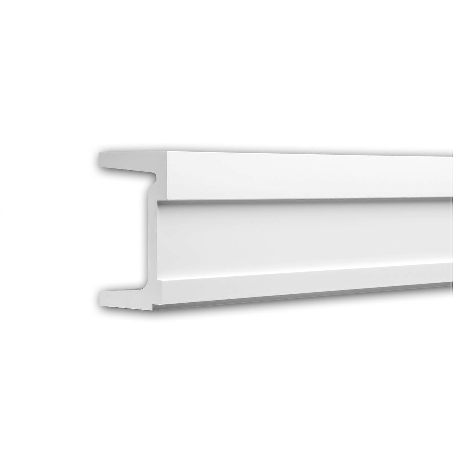 e-Delux GmbH 1 x Cimaise 151602 Profhome blanc Mousse de polyuréthane rigide prétraité léger, solide, indéformable