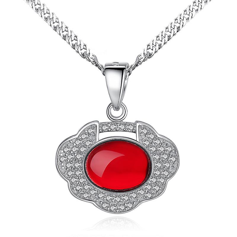 S925 hopeanpunainen jengi jadelukko riipus