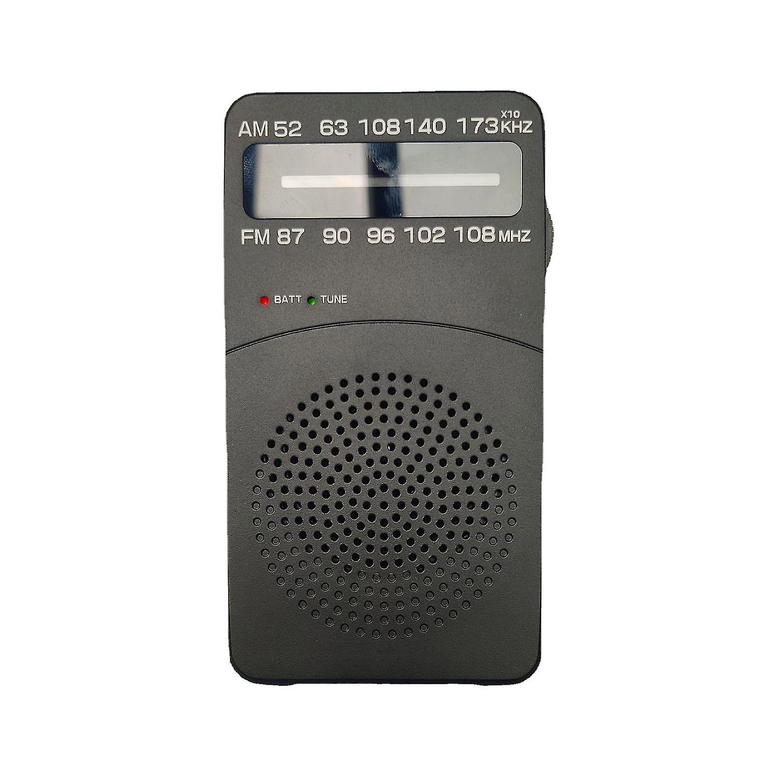 Am/fm Radio Pointer Type With Font Scale Pocket Portable Back Clip Radio Transmitter With Tuning Light Home Supply