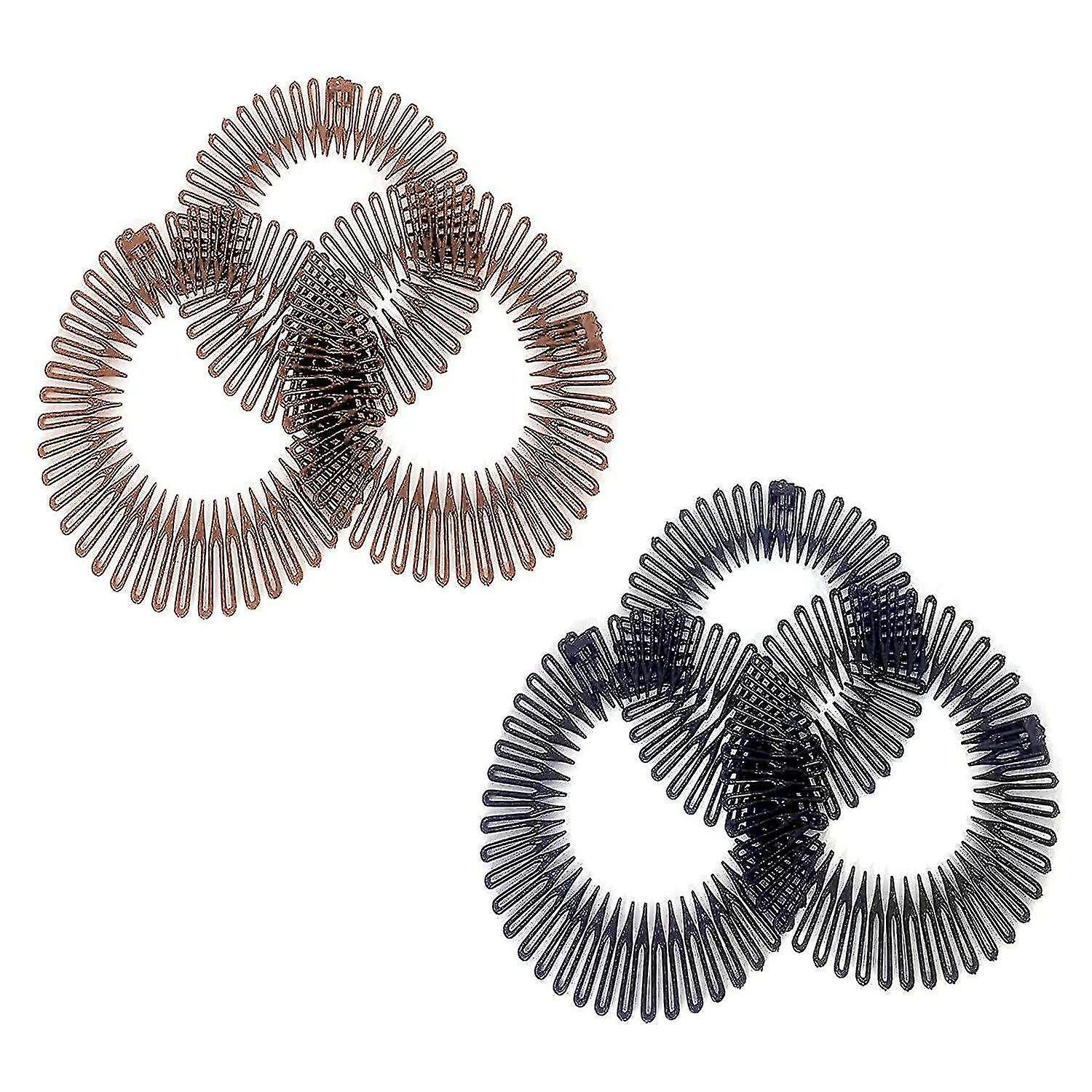 Full Circular Stretch Comb,stretch Hair Comb,flexible Plastic Circle Comb,plastic Circle C