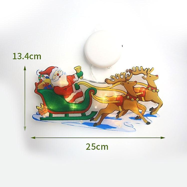 Christmas Decorations Christmas Window Decorative LED Light Battery Powered Xmas Hanging Light with 