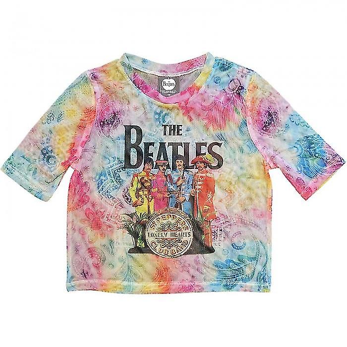 The Beatles Dames/Dames Sgt Pepper Mesh Crop Top