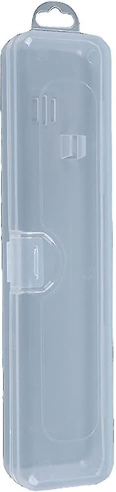 2 Pcs Travel Portable Toothbrush Storage Case Plastic Dust-proof Toothbrush Container