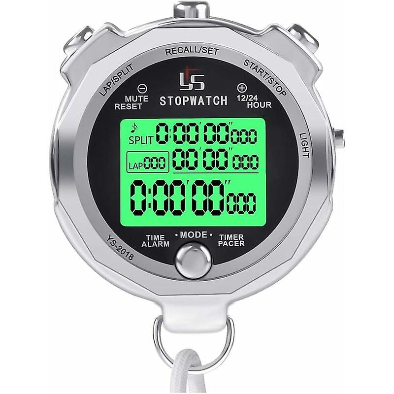 Stopwatch with light function and mute function-B