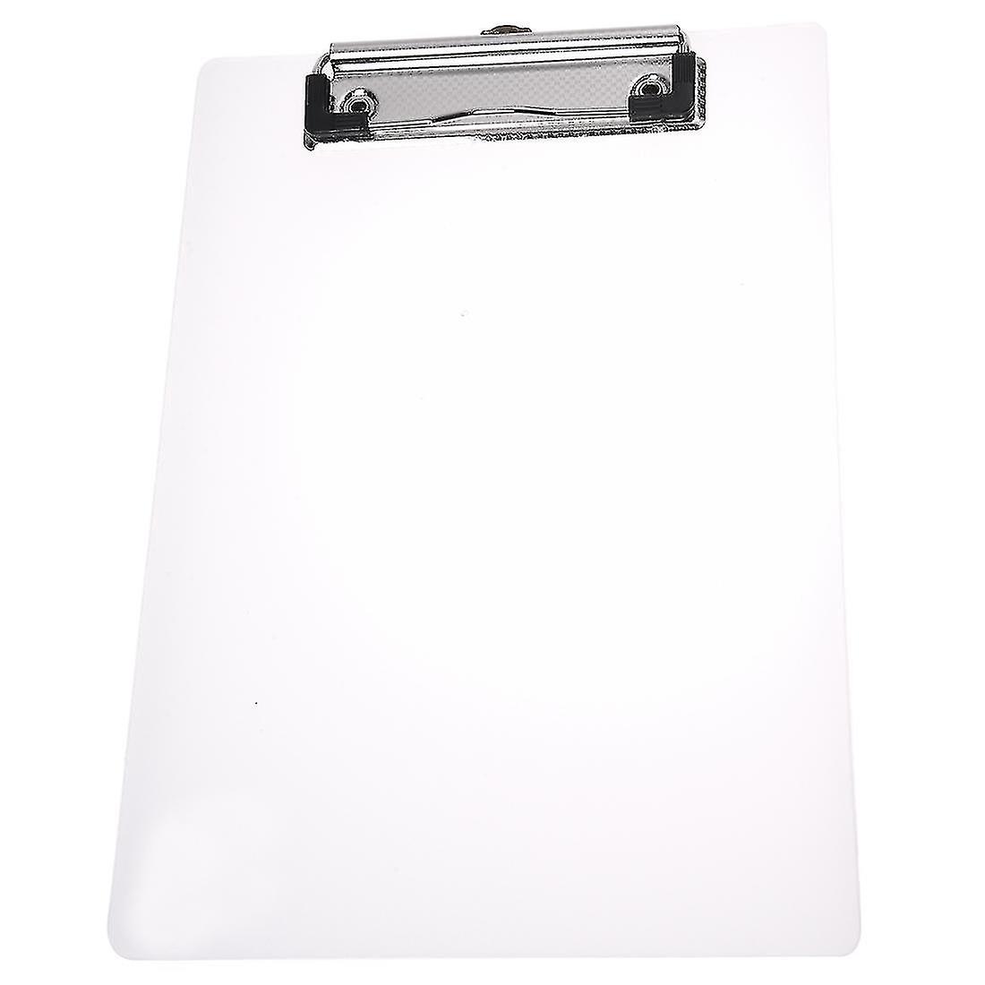 Clipboard Plate Door Translucent Block For Paper A5 Office