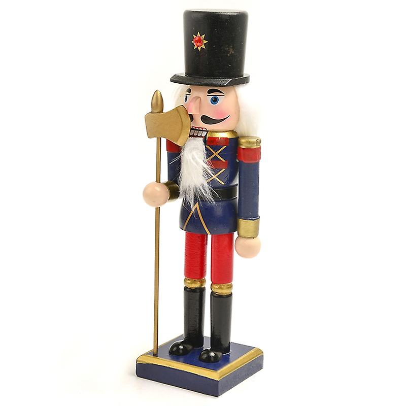 Candy Series Wooden Nutcracker Christmas Soldier Bookshelf Tabletop Ornament