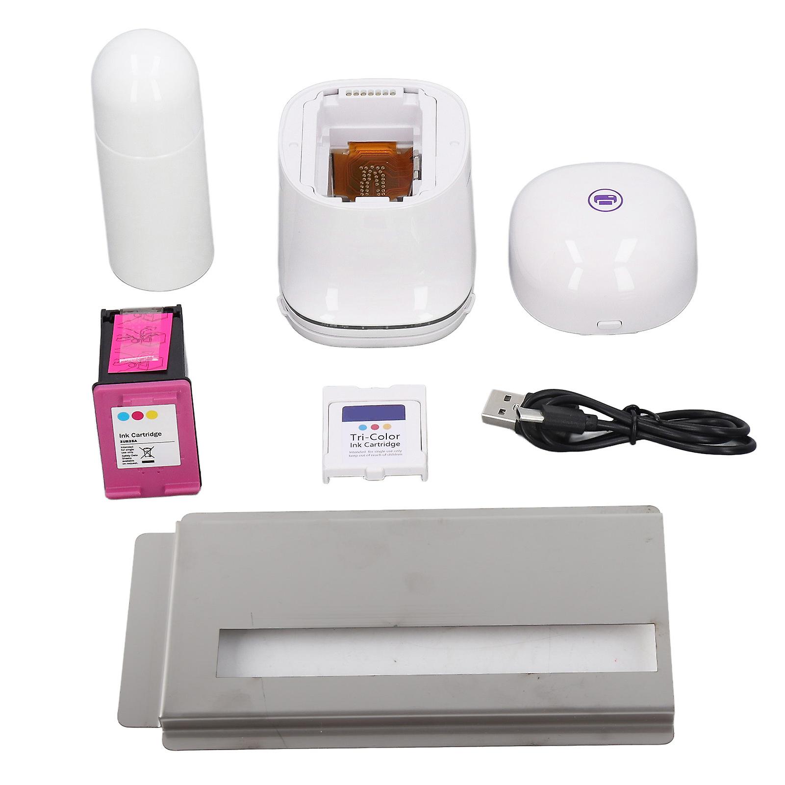 Handheld Wireless Printer 4 Core CPU Large Capacity Battery Color Printing Smoothly Output Portable Mini Inkjet Printer
