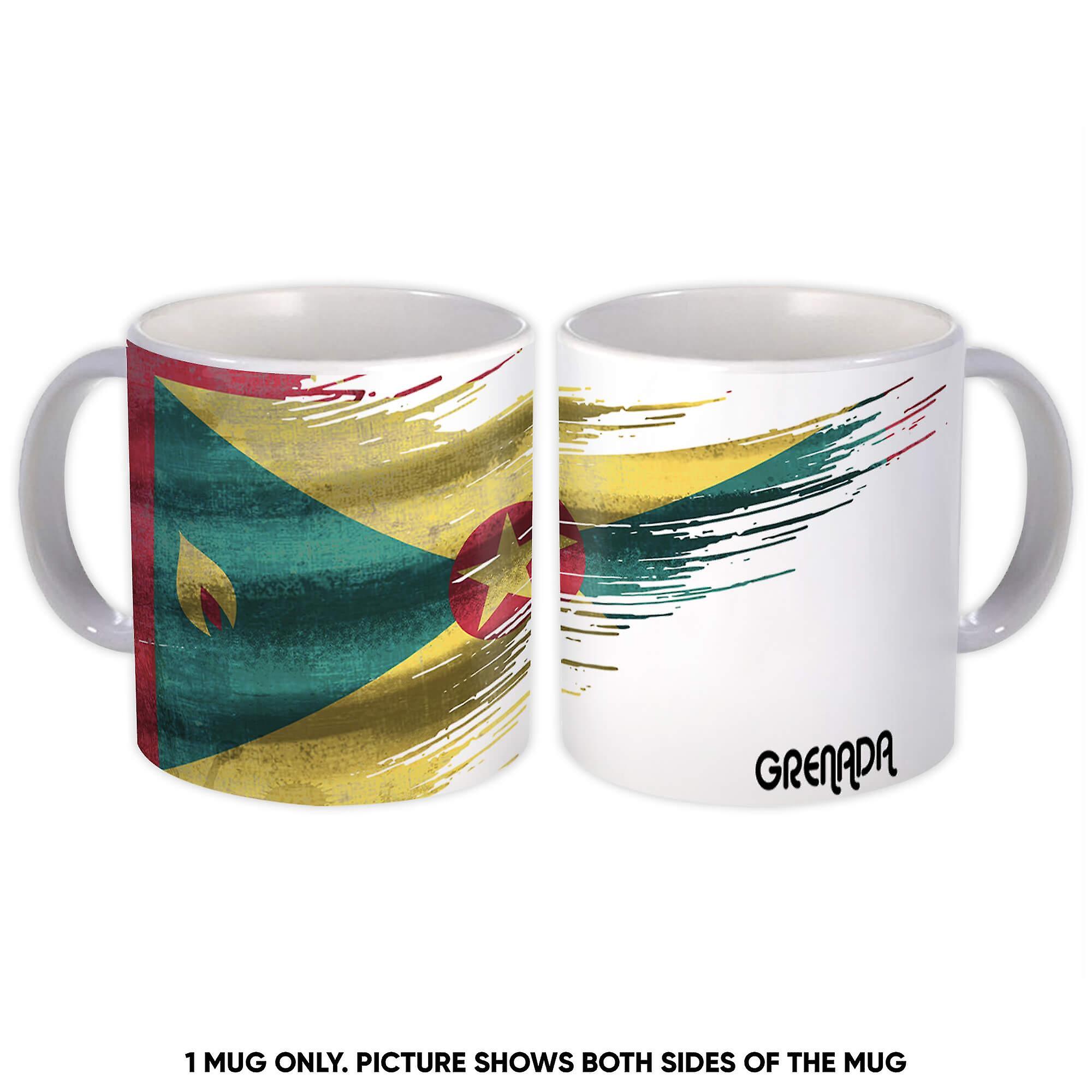 Gift Mug: Grenada Flag Modern