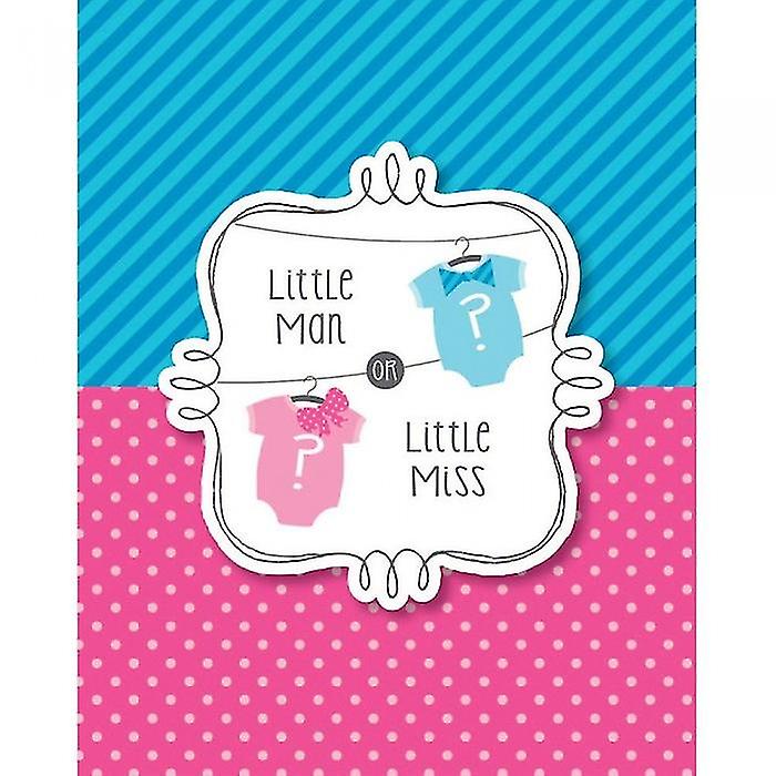 Creative Party Bow Or Bowtie Baby Shower Invitations (Pack of 8)