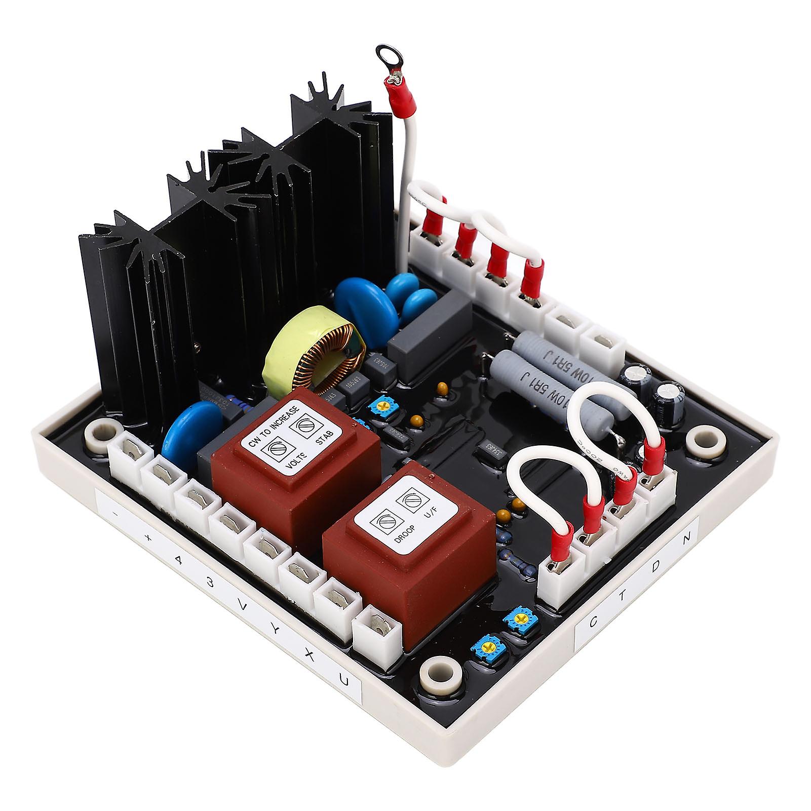 Automatic Voltage Regulator Low Speed Protection Adjustable Stable AVR Board Replacement for AEC42 7 220‑260VAC