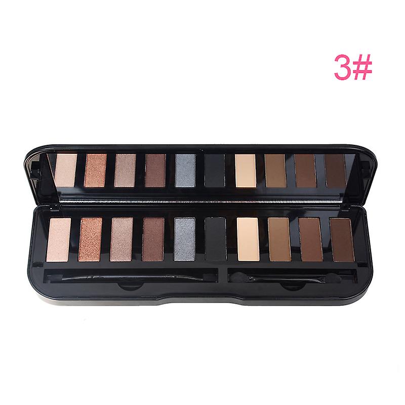 Lidschattenpalette 10 Farben Matte Glitzer Wasserdichtes lang anhaltendes Make-up für Frauen
