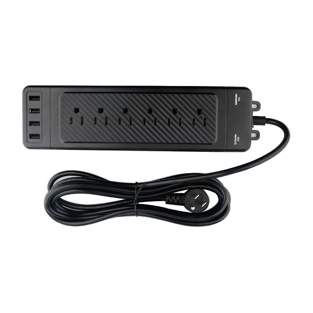 Wall Socket 18AC Outlets 4pcs USB Ports Surge Protector 22-in-1 Power Strips