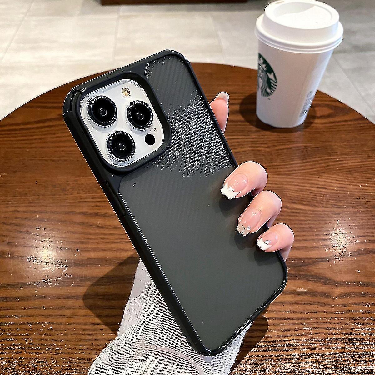 Sleek Business Style, Graphite Black Striped Design For Iphone 11 Pro Max - High-quality, Scratch-re