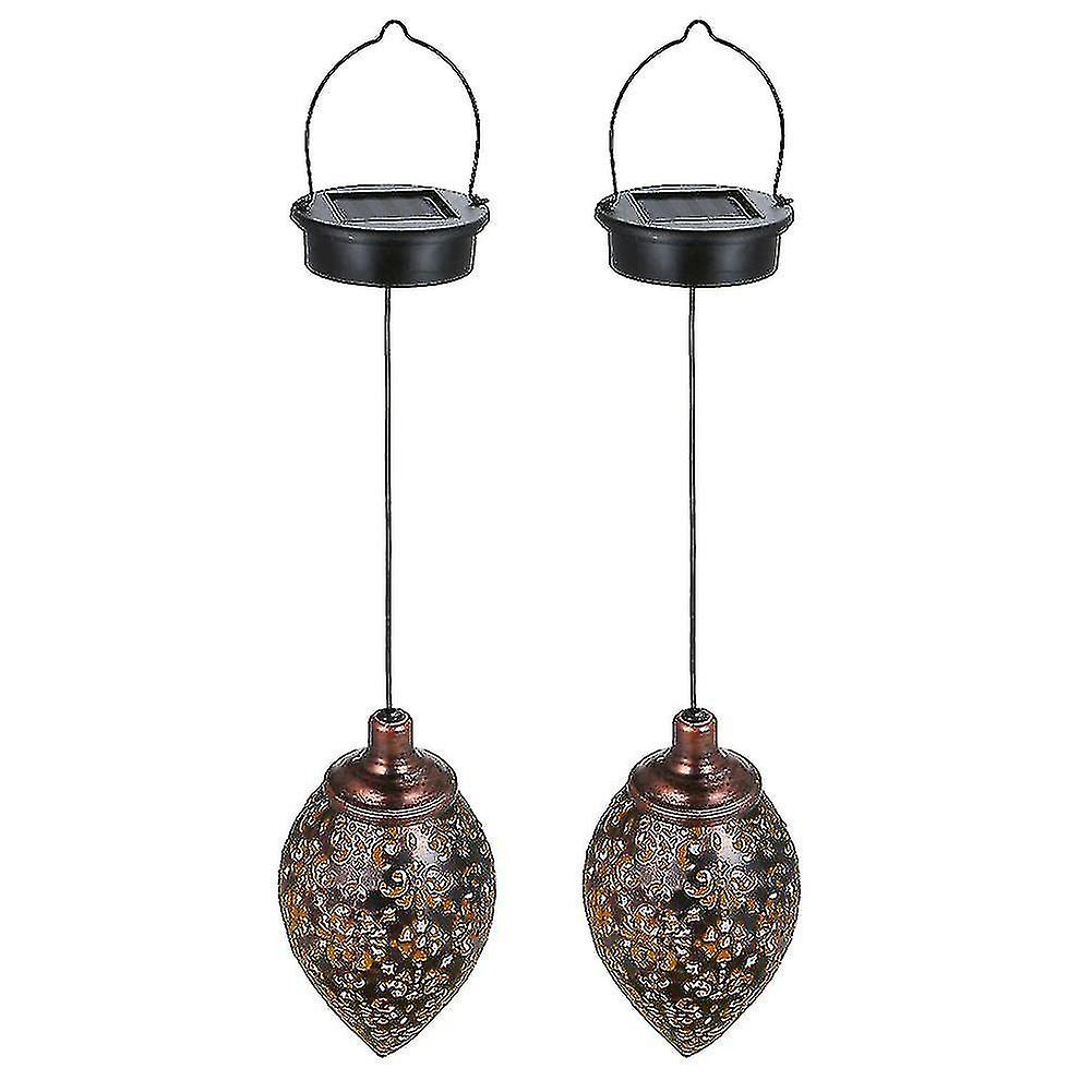 2 Pack Solar Garden Lanterns