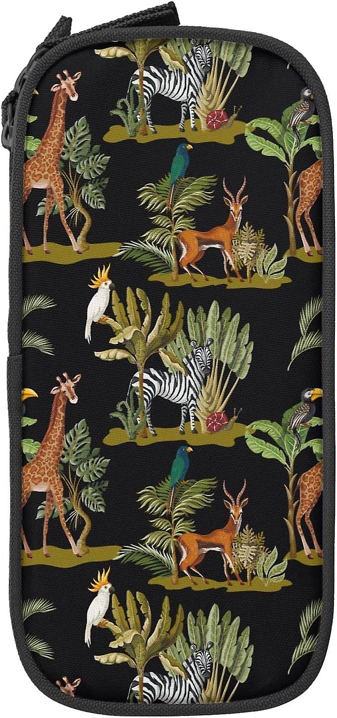 الأشجار الغريبة مقلمة الحقيبة ذات السعة الكبيرة حقيبة تخزين القلم الرصاص المتينة مع صندوق الحقيبة بسحاب ثابت 57370