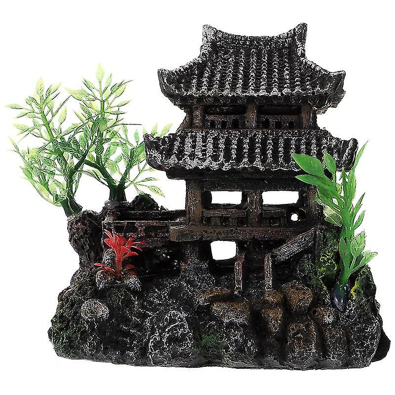 1pcs Cartoon House Statue