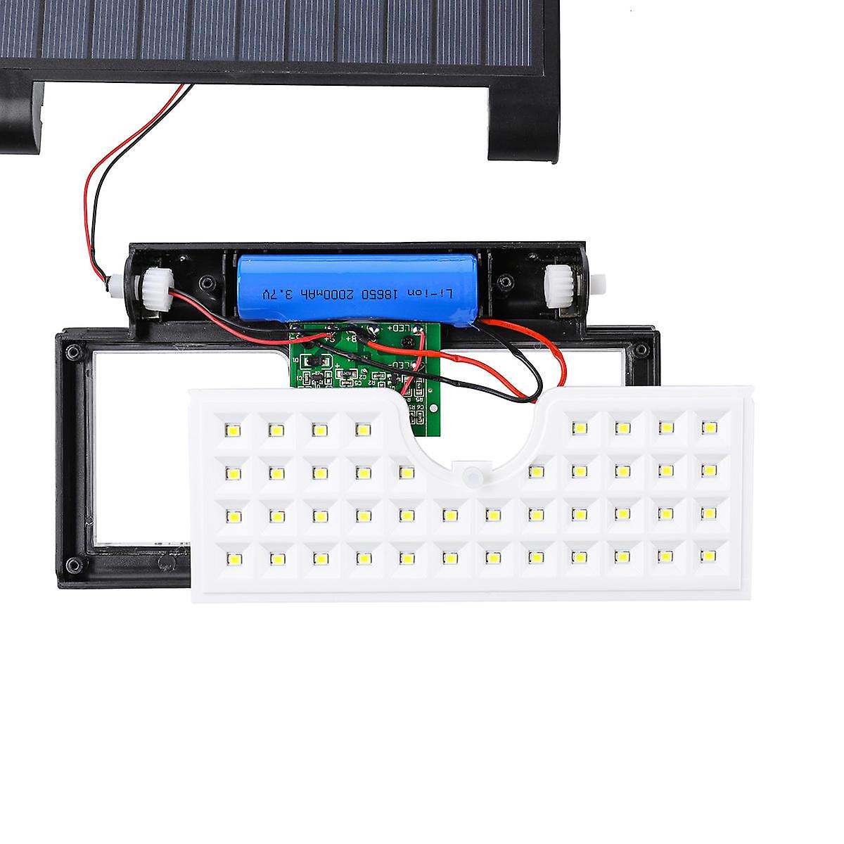 3W 58x Led Light Control & Human Induction Function Folding Solar Wall Work Light