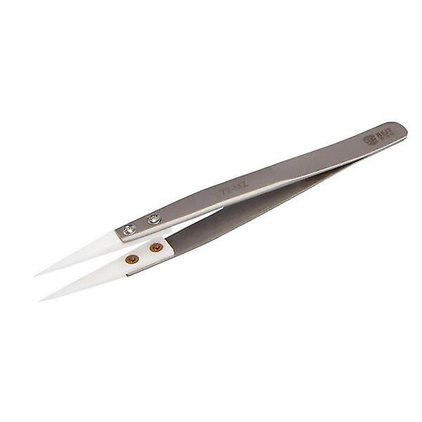 Non-inductive Ceramic Stainless Steel Handle Tweezer