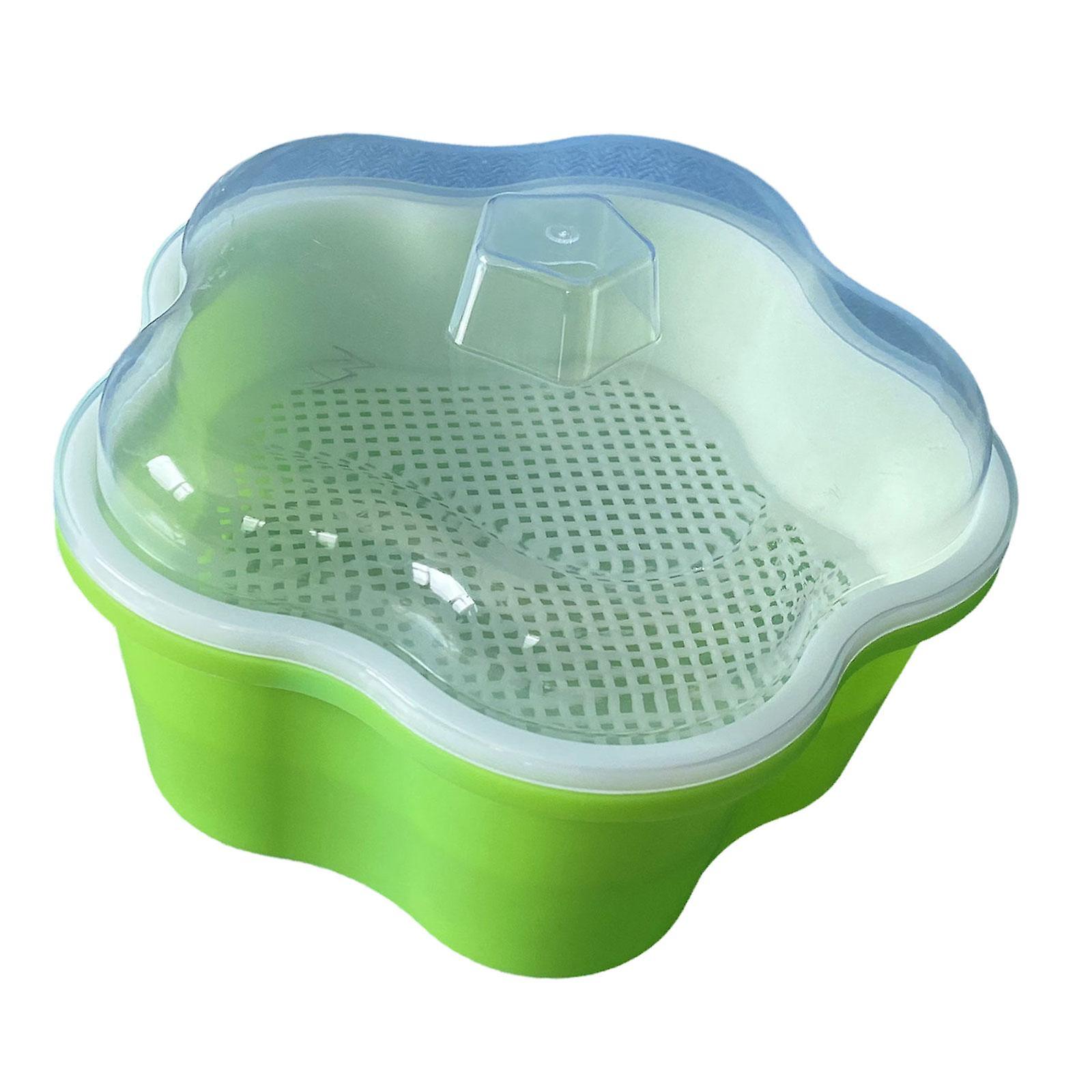 Seed Sprouter Tray with Lid Wheatgrass Sprouter for Beans Grow Grass Indoors
