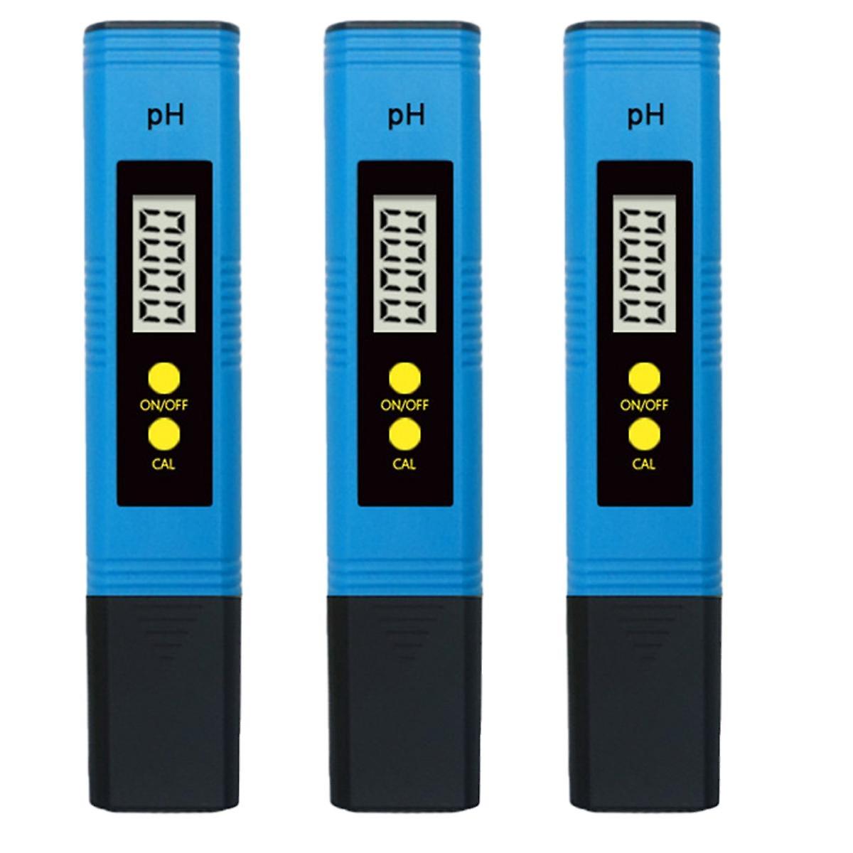Blue Ph Value Test Pen, PH Tester 0.01 High-Precision Water Quality Tester, Measuring Range 0-14 PH